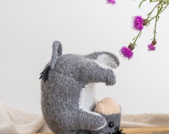 Eeyore hand knitted donkey