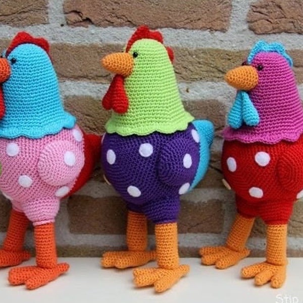 Spring chicken cotton Easter decoration. Easter gifts.