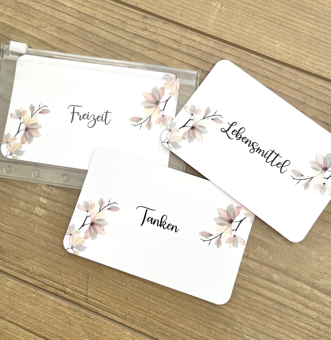 Dashboards for DIN A7 Budget Binder Delicate 300g/paper Etsy