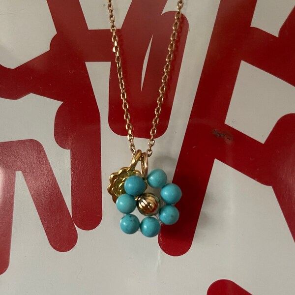 Collier Grasse - turquoise