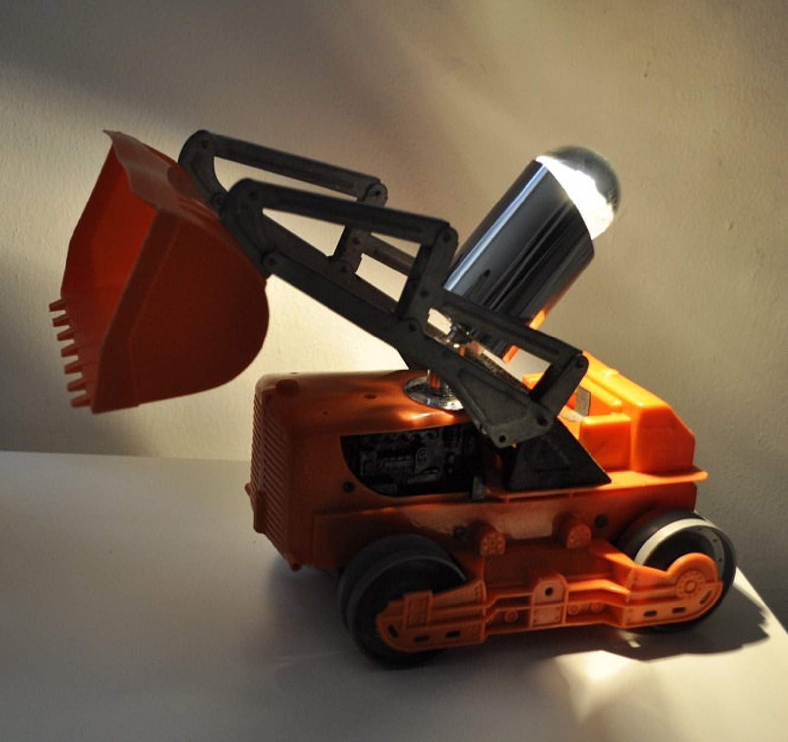 Handcrafted Handmade Vintage BULLDOZER TOY LAMP Industrial - Etsy