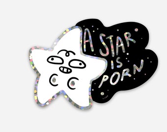 Sticker A Star is Porn