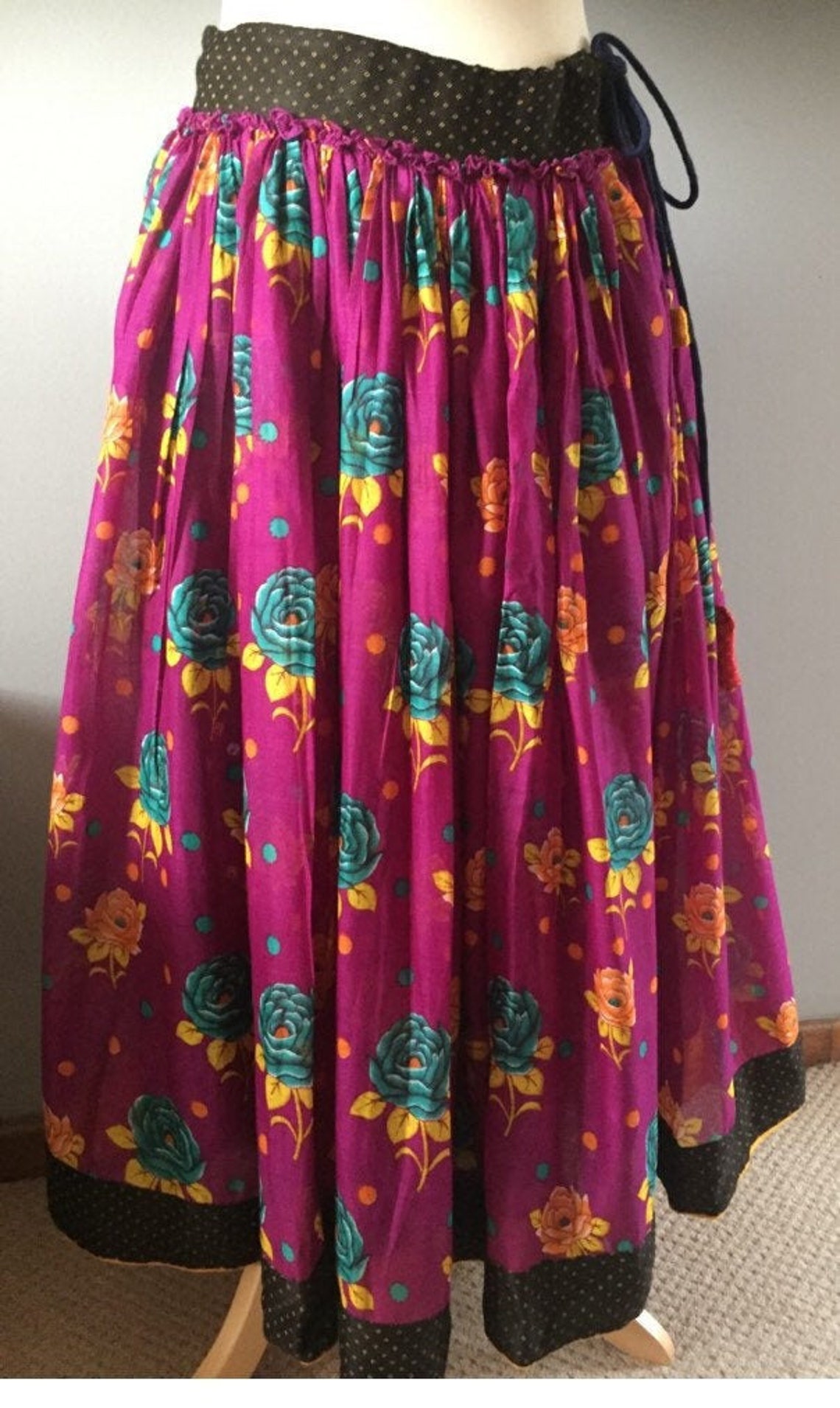 Tribal Skirt Traditional Indian Handmade Nomad Cotton Skirt Etsy
