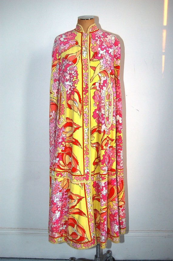 Reduced PUCCI Maxi Cape Dress