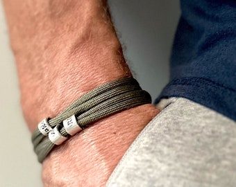 Sleek Handmade Paracord Bracelet For Men, Non-Leather Bracelet, Rope Bracelet Men, Survival Bracelet