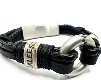 Custom Memorial Ashes Bracelet for Pets and Humans