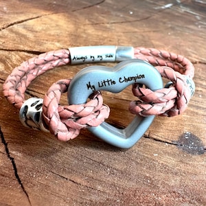 Pink Heart Cremation Jewelry for Women, Urn Bracelet For Cremains, Christmas Gift for Mother, Bereavement Gift, Urns Human Ashes Baby Ashes