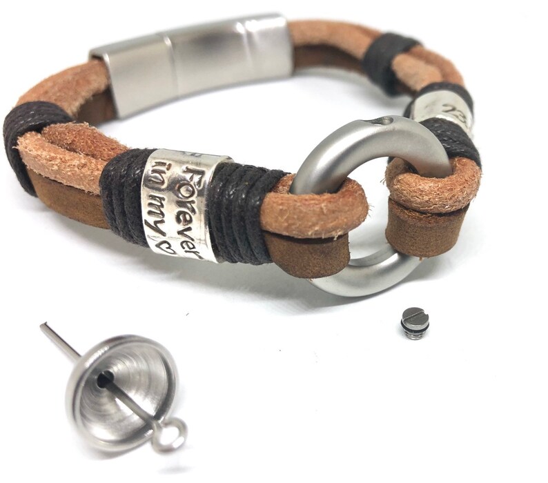 Mens Cremation Jewelry Pet Ashes keepsake Paw Print Etsy