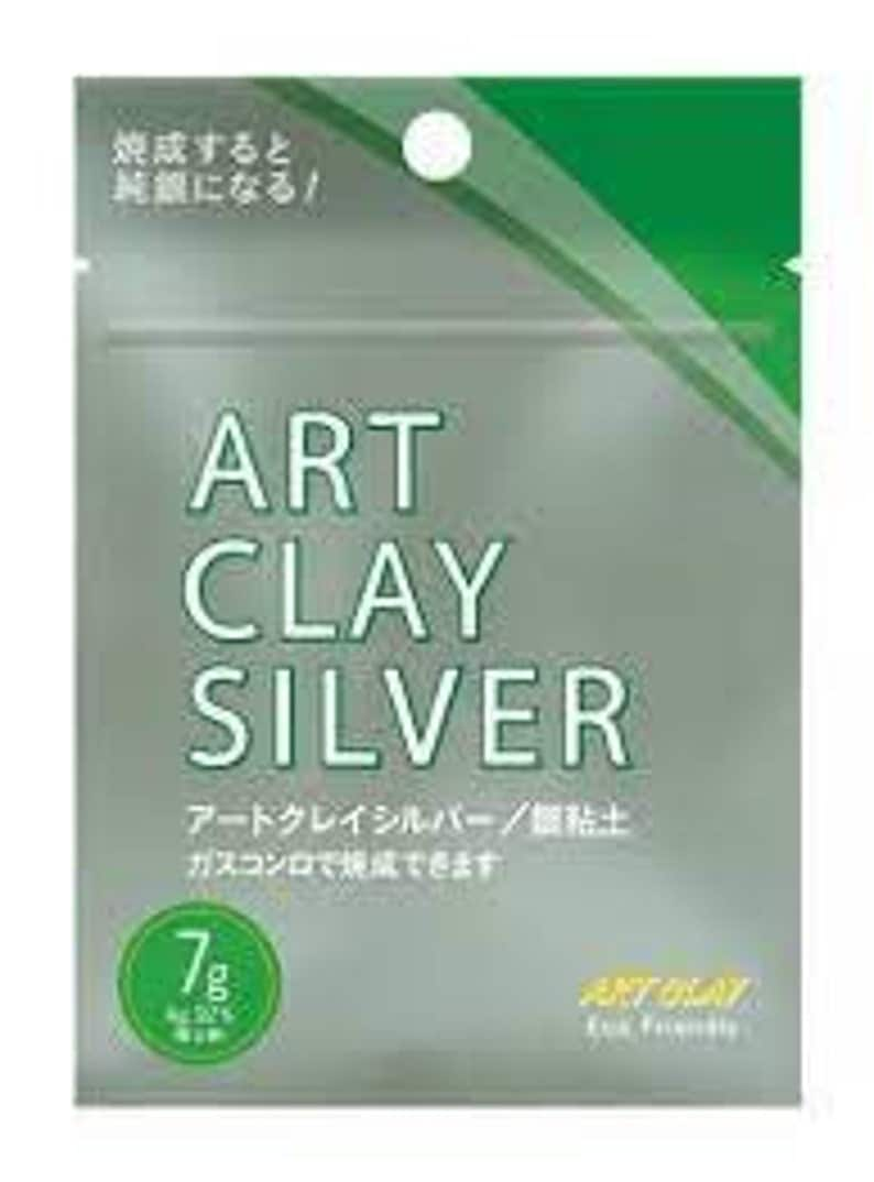 Art Clay Silver, Fine Silver Metal Clay Supplies, Silver Jewelry Making Supplies, Low Firing Precious Metal Clay image 2