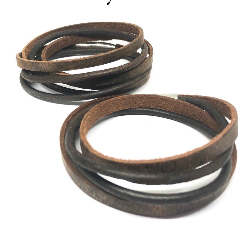 Leather Wrap Bracelets Bulk My Bracelet Mens Leather Etsy