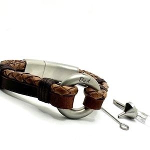 Pulsera conmemorativa para mascotas, urna de cremación de cuero, joyería para cenizas de perro, recuerdo, regalo para el recuerdo humano