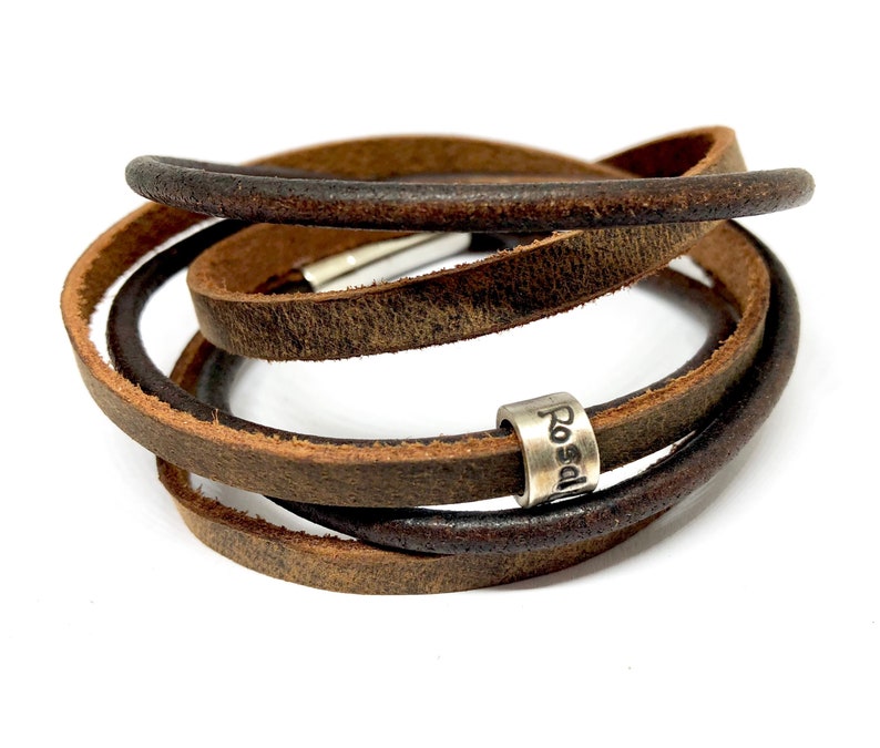 Mens Leather Bracelet Personalized Bracelet Homme Golf Gifts Etsy