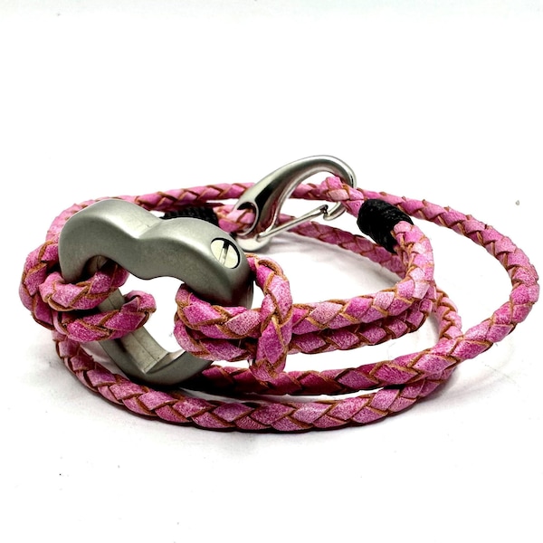 Gepersonaliseerde urnarmband, roze herdenkingsarmband voor as, damesurnsieraden, urn voor huisdier, crematiesieraden voor huisdier