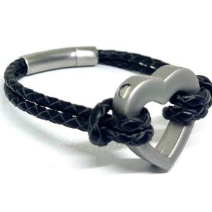 Pulsera con urna en forma de corazón para cenizas, pulsera conmemorativa de cenizas, urna de ángel para bebé, regalo de duelo, urnas para cenizas humanas, urna para cenizas de bebé, madre imagen 1