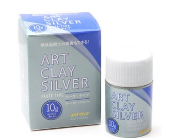 Art Clay Silver Paste, Fine Silver Metal Clay Supplies, Low Firing Precious Metal Clay Paste to Attach Findings and Wiring