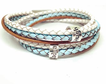 Mothers Day Gift , Womens Personalized Bracelet - Gifts For Mum -  Womens Bracelet - Womens Charm Bracelet - Custom Bracelet, Mothers day