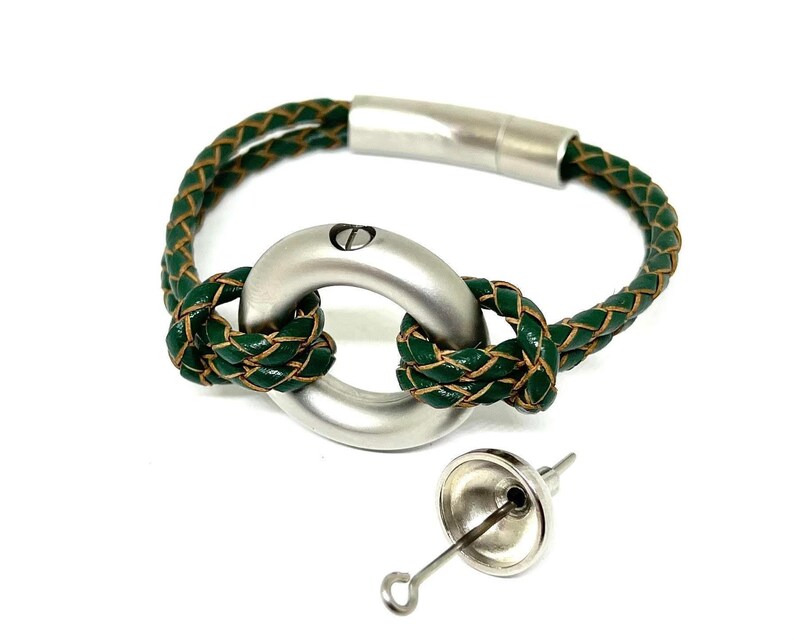 Urne Armband der Frauen für Cremains, Asche-Gedenkarmband, Baby-Urne, Trauergeschenk, Urne für menschliche Asche, Urne für Baby-Asche, Einäscherung Bild 3