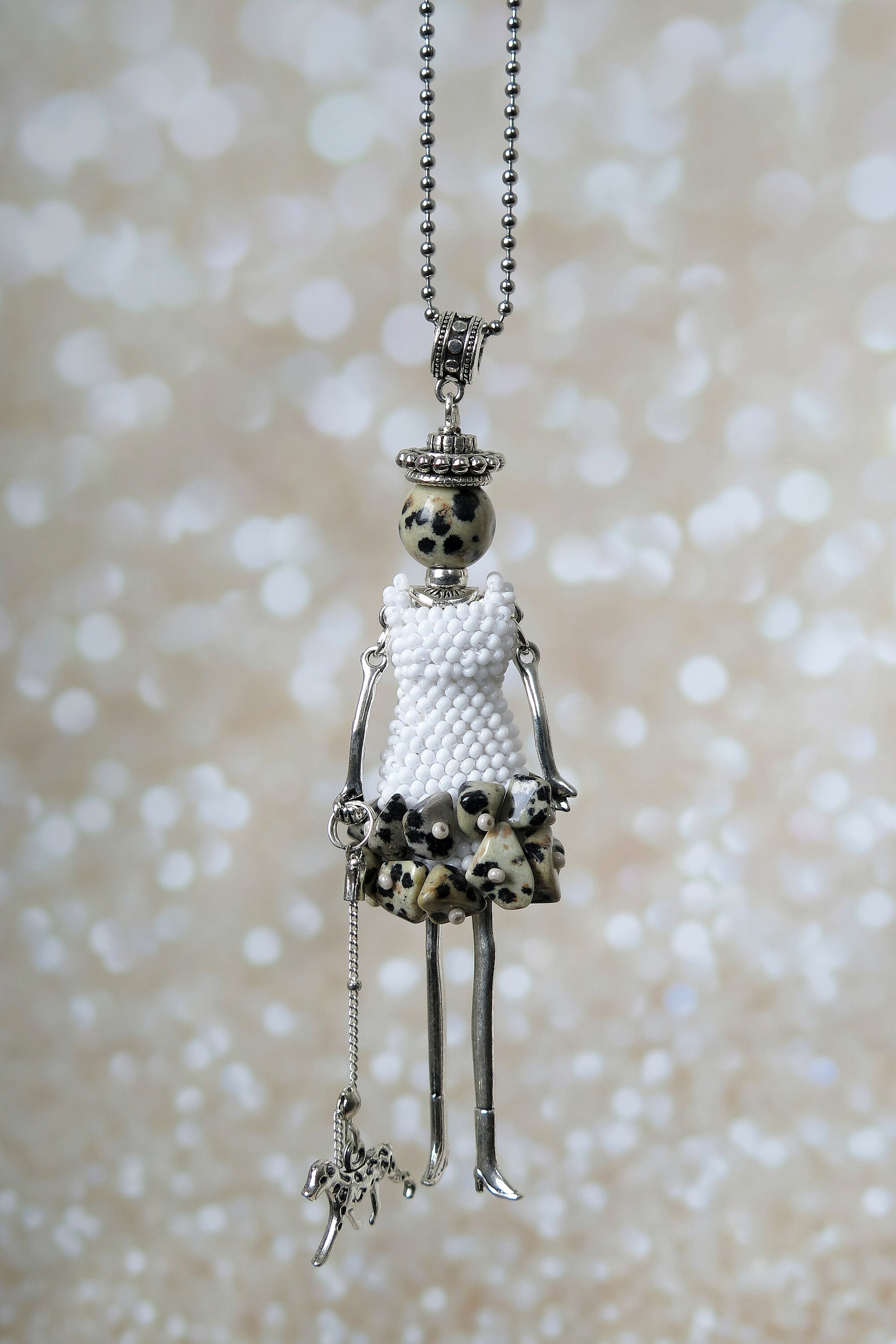 Dalmatian Doll Pendant - Etsy