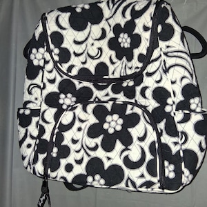 Retired Vera Bradley Black White - Etsy display picture 1