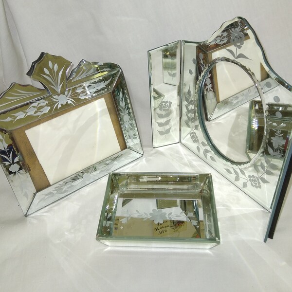 Etched Mirror - Etsy