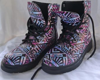 Yes We Vibe Pre-loved Combat Type Boots Size 5 MEDIUM