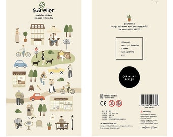 Pegatina oficial de Suatelier / Día lento / N.º 1127