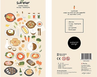 Official Suatelier Sticker | Food Trip #2 | No.1091