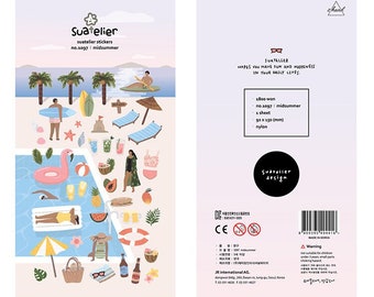 Pegatina oficial de Suatelier / Mediados de verano / N.º 1097