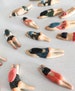 Super unique handmade ceramic summer swimming theme magnets by Artist Junty 