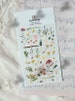 Beautiful flower sticker sheet | scrapbooking/card making/paper craft/planner decor 