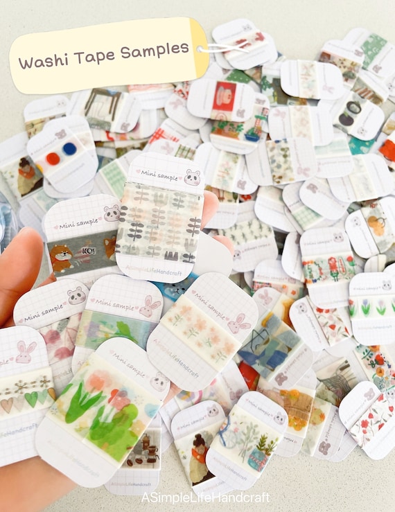 Washi tape samples grab bags