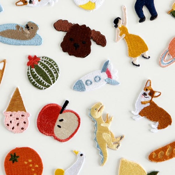 Cute iron on patch animal patch fruit patch