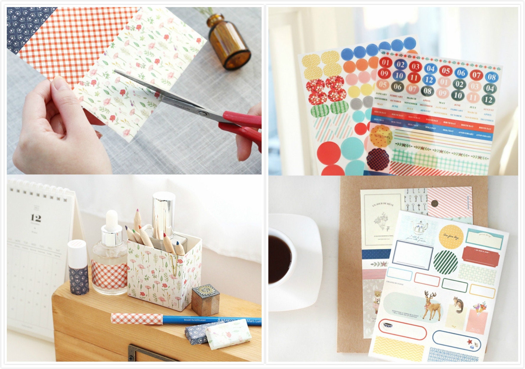 vintage sticker sheets pack 9 sheetsstickerscrapbooking etsy