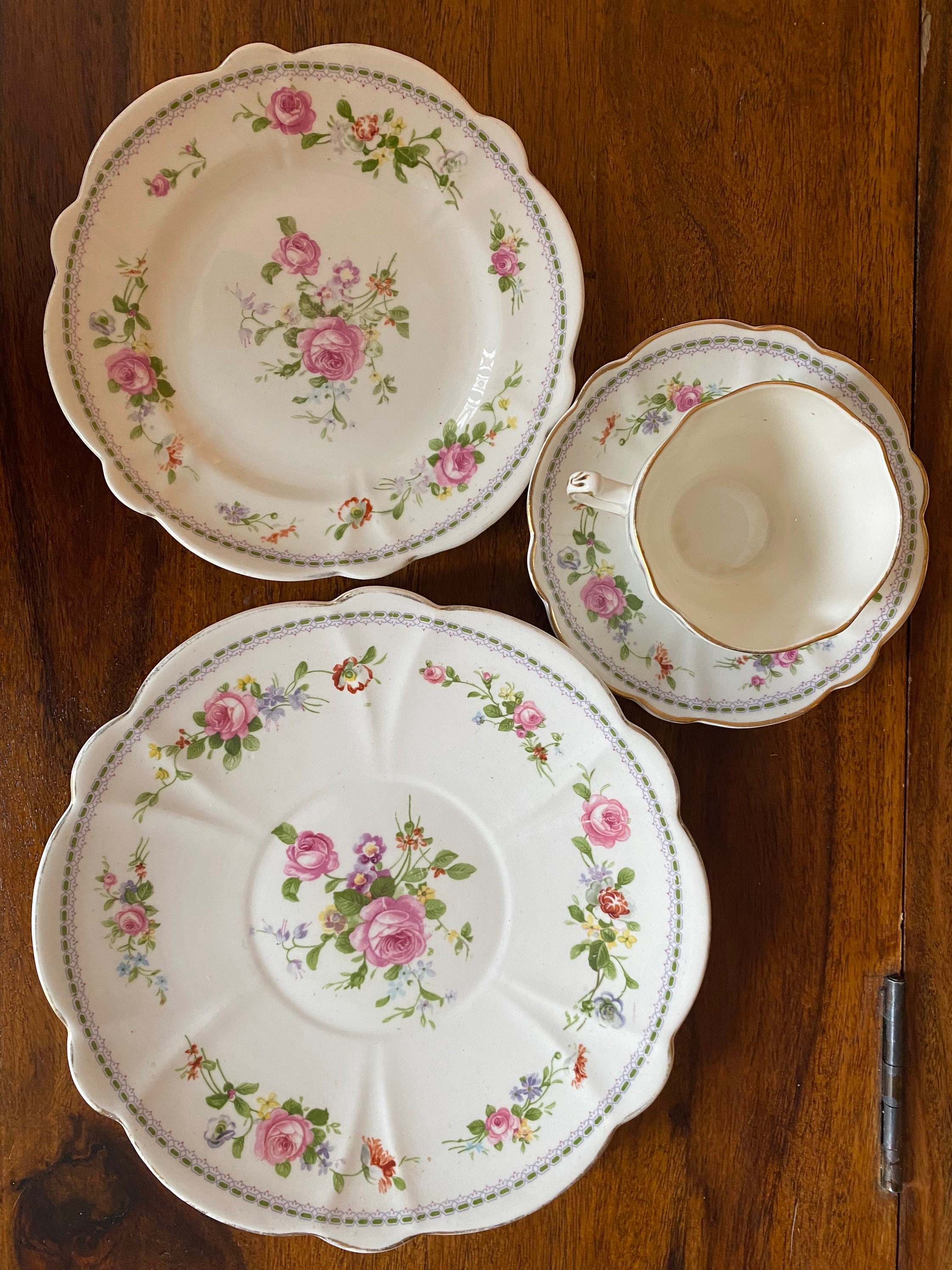 Allertons Old English Bone China Etsy