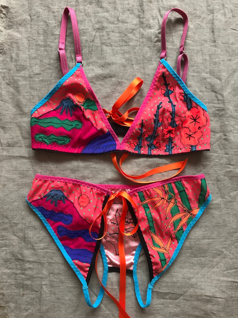 Cherry blossom bra Etsy