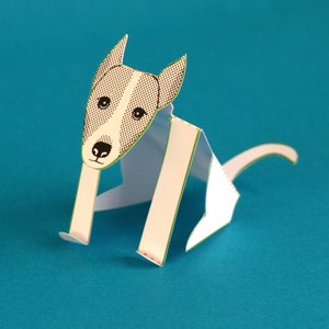 Carte de voeux Jack Russel, carte d'anniversaire de chien, faites votre propre carte de chien 3D
