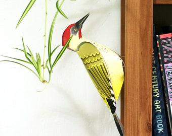 Green Woodpecker, Paper art craft project