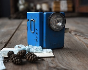 Vintage flashlight, Signal flashlight, Vintage lantern, Pocket lantern, Military flashlight, Army flashlight, Collectible pocket lamp