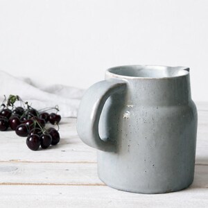 Vintage pottery jug for flowers herbs or rustic kitchen styling