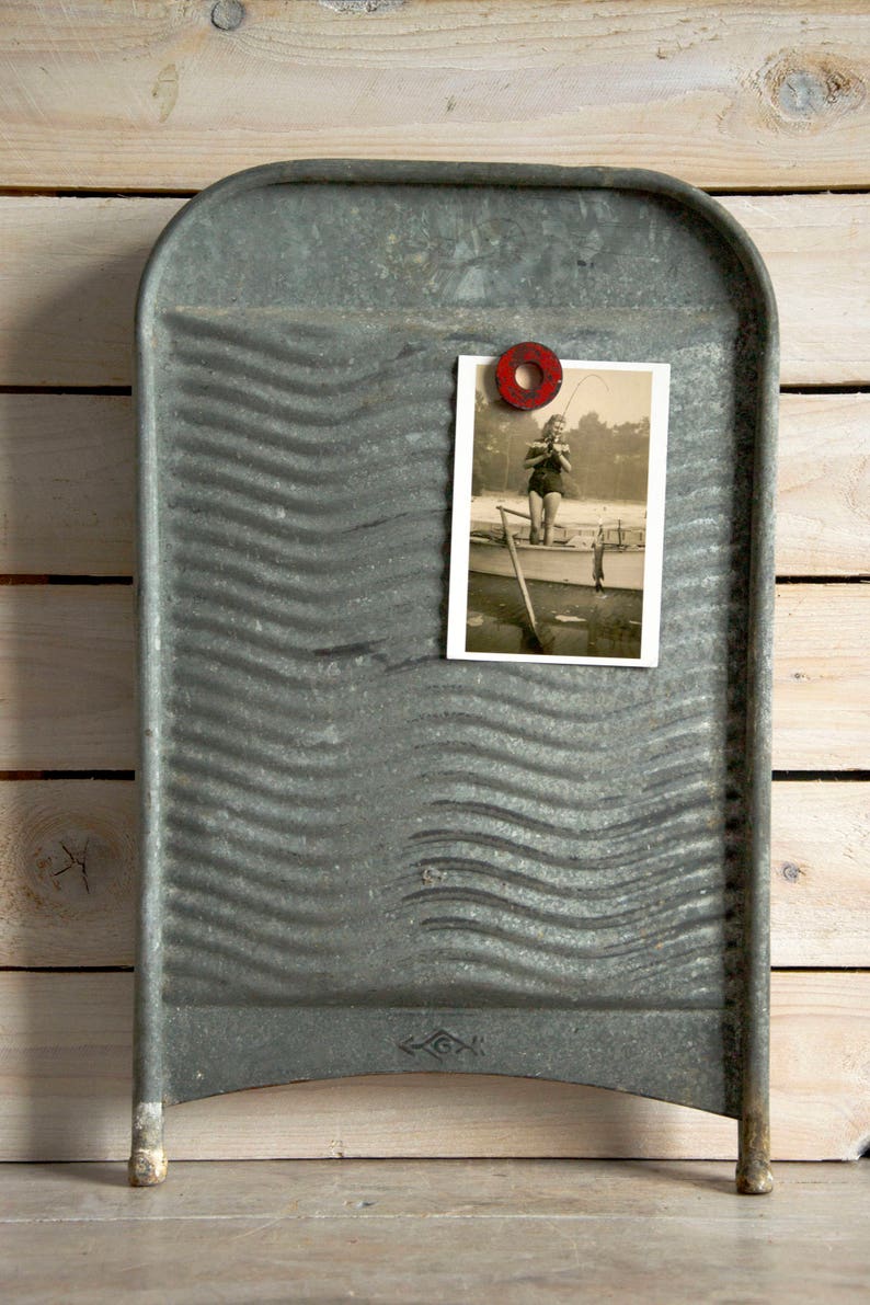 Vintage Washboard Vintage Metal Washboard Rustic Laundry Etsy