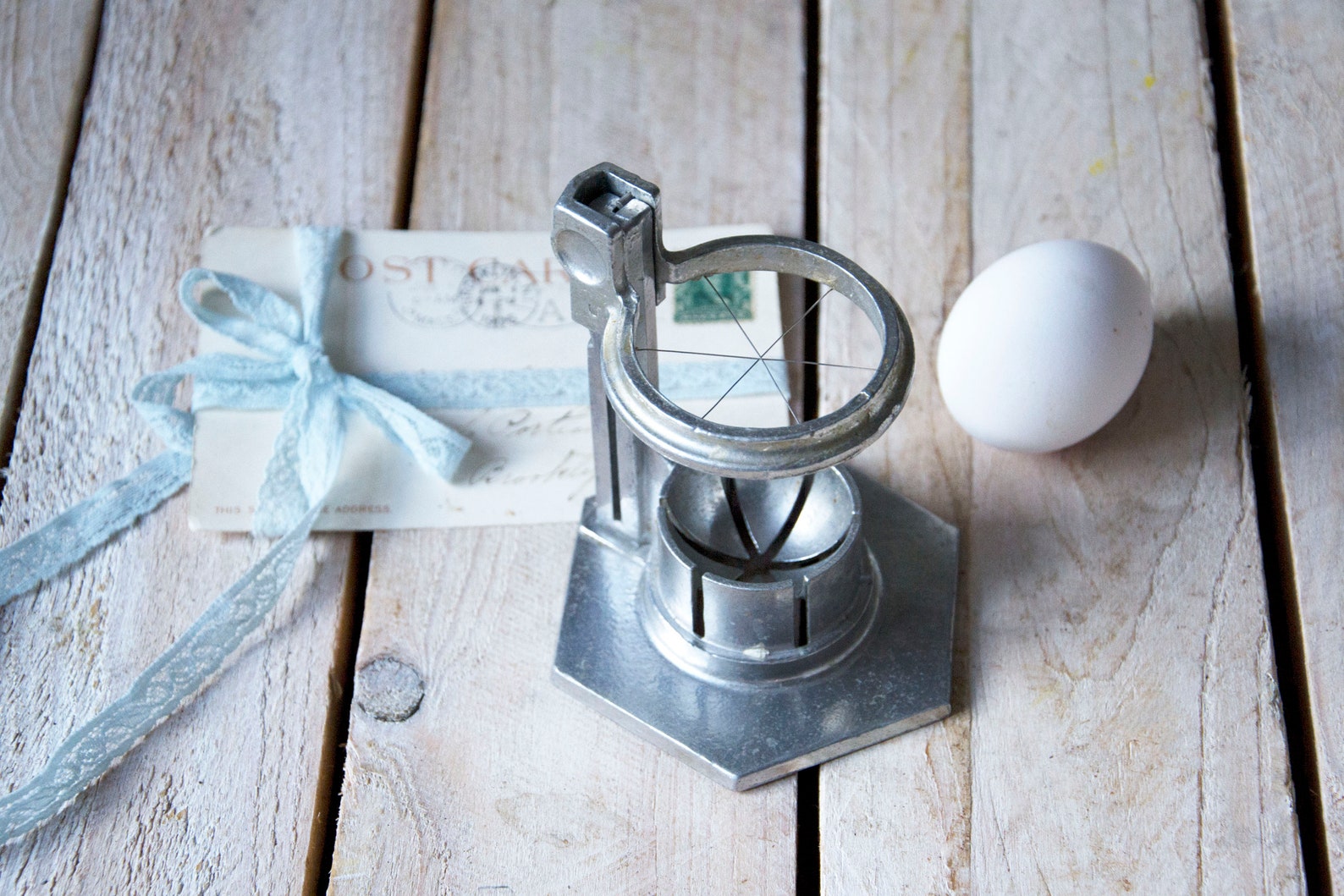 Vintage Egg Slicer Egg Cutter Metal Slicer for Egg Cutting Etsy