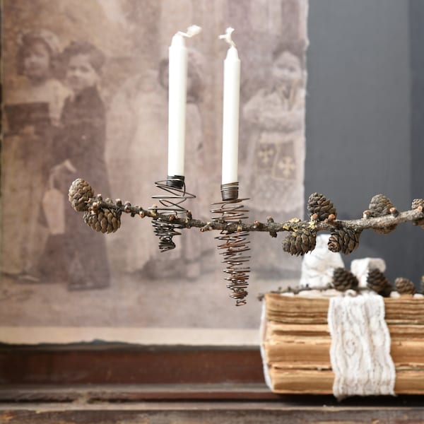 Wire Candle Holder Etsy