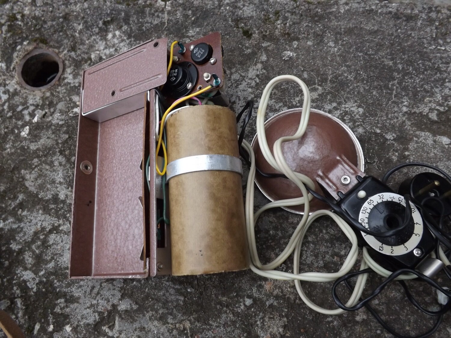 Vintage Camera Flash Lamp Chajka With Case Chaika Flash Lamp Etsy