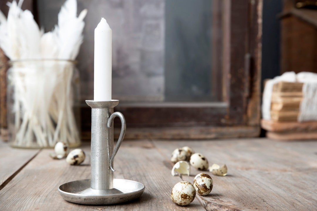 Vintage Candle Holder, Christmas Table Decoration, Vintage Party Decor