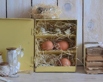 Vintage Apothecary Cabinet- First Aid Box - Apothecary Wall Cabinet – Bathroom Storage -- Farmhouse Decor - Cottagecore Medicine Cabinet