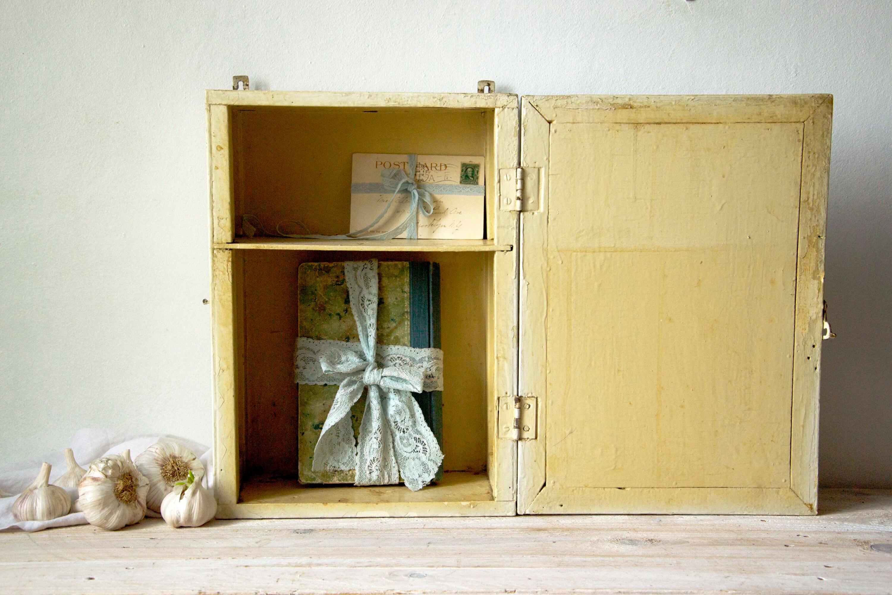 Armario de boticario vintage gabinete médico de pared | Etsy