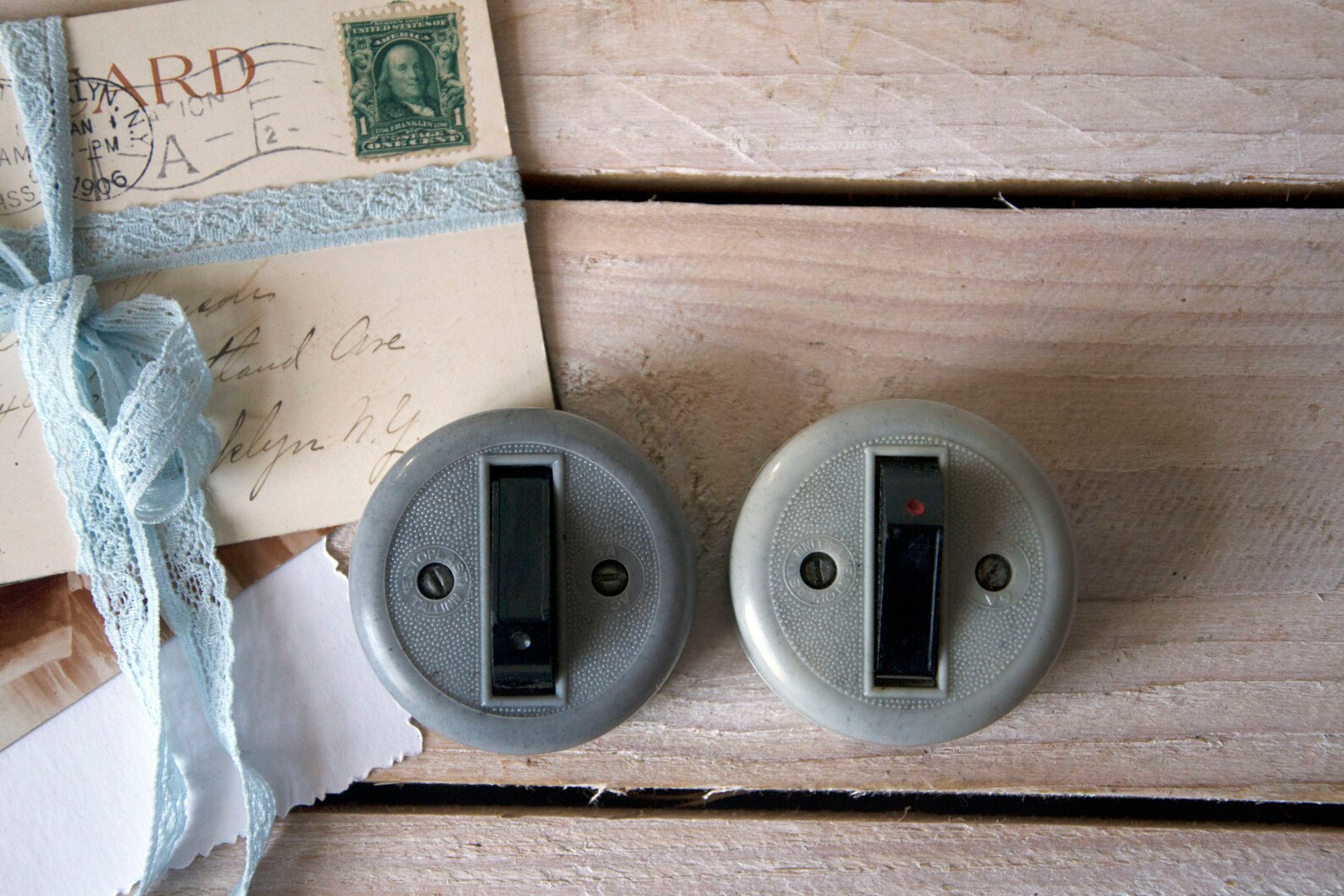 Vintage light switch Switches On/ Off switch Turn knob Etsy