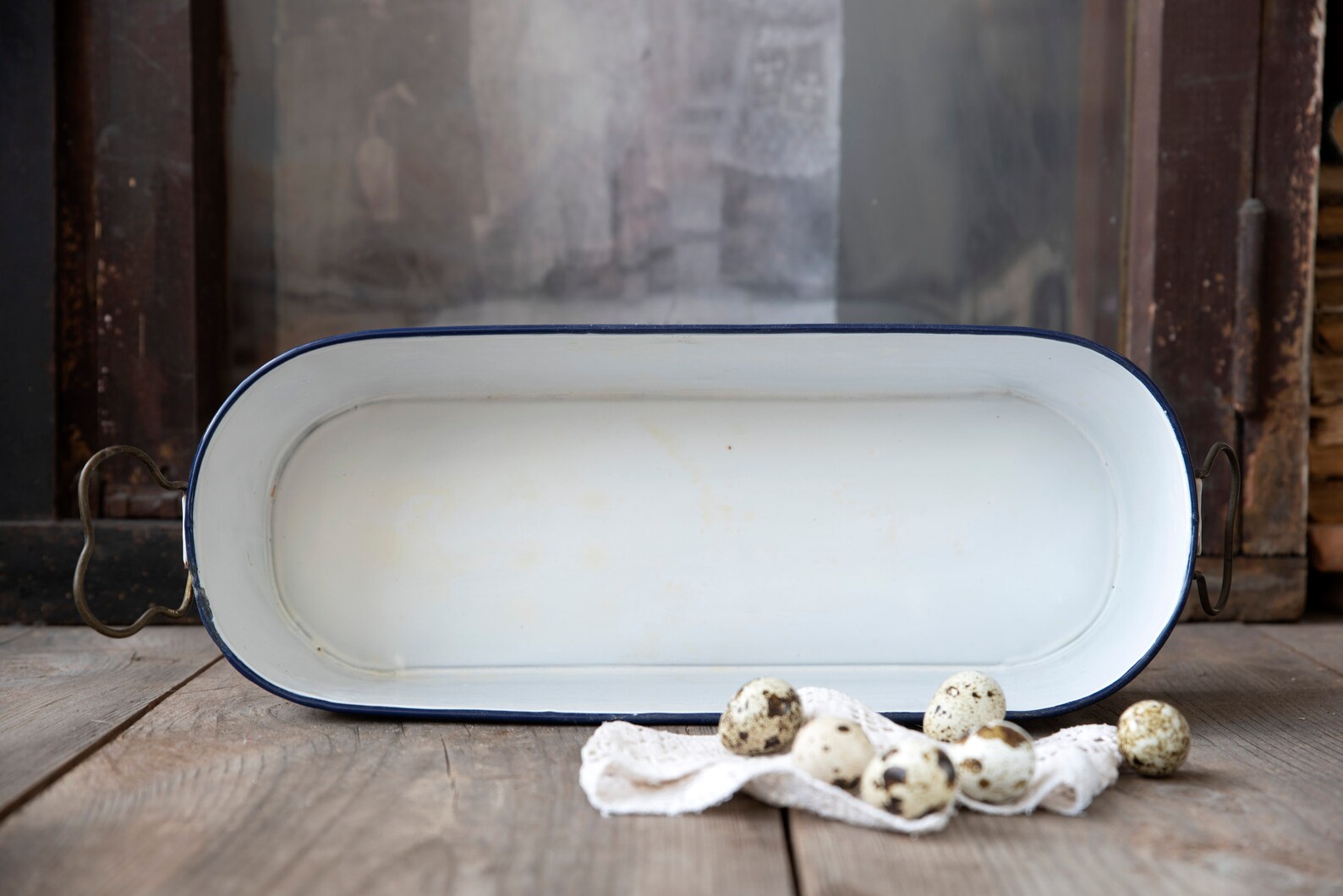 Vintage Enamel Pot Large Oval Enamel Pan for Jams and Etsy