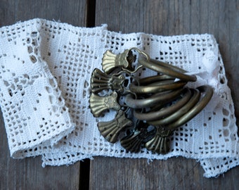Vintage Copper Curtain Rings with Clips – Drapery Hanging Hardware