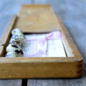 Vintage Wooden Storage Box – Rustic Compartment Box for Tools, Crafts or Wedding Decor – Primitive Charm with Sliding Lid